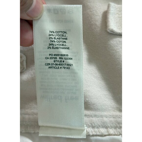 Aritzia Wilfred Free Brennan Pant High Waisted Utility Cargo Cream Gd Birch - Picture 14 of 14